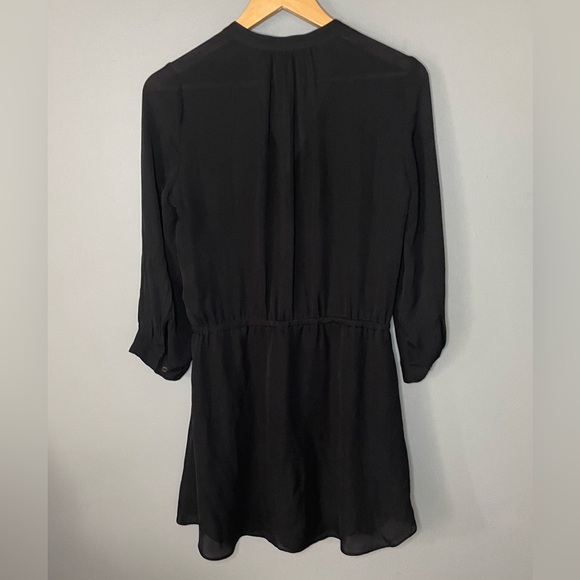 Aritzia Babaton Bennett 100% Silk Black Dress EUC - Picture 6 of 10